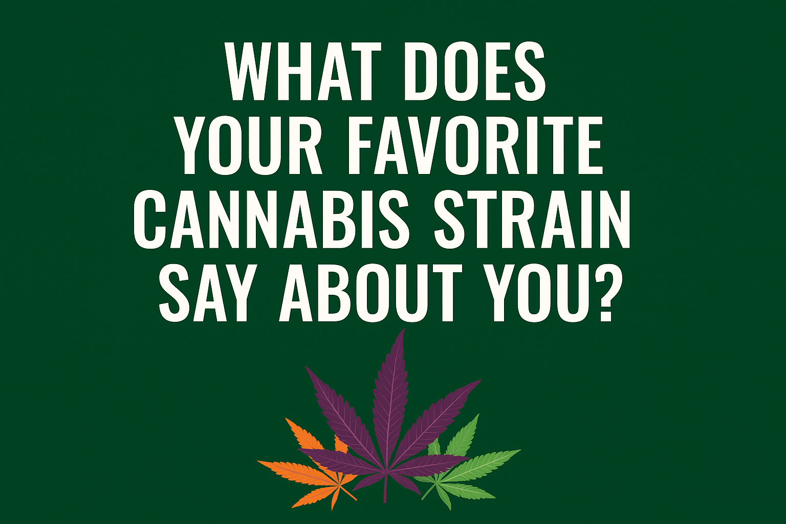 🌿 What Your Favorite Cannabis Strain Says About You