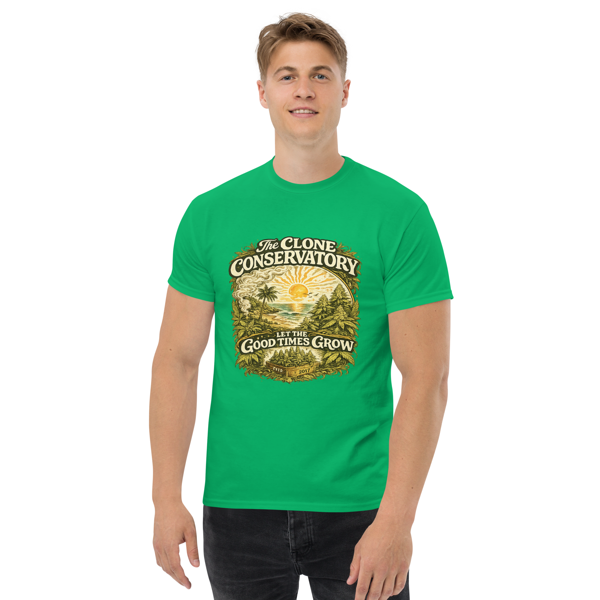 Let the Good Times Roll - Unisex Classic Green Tee