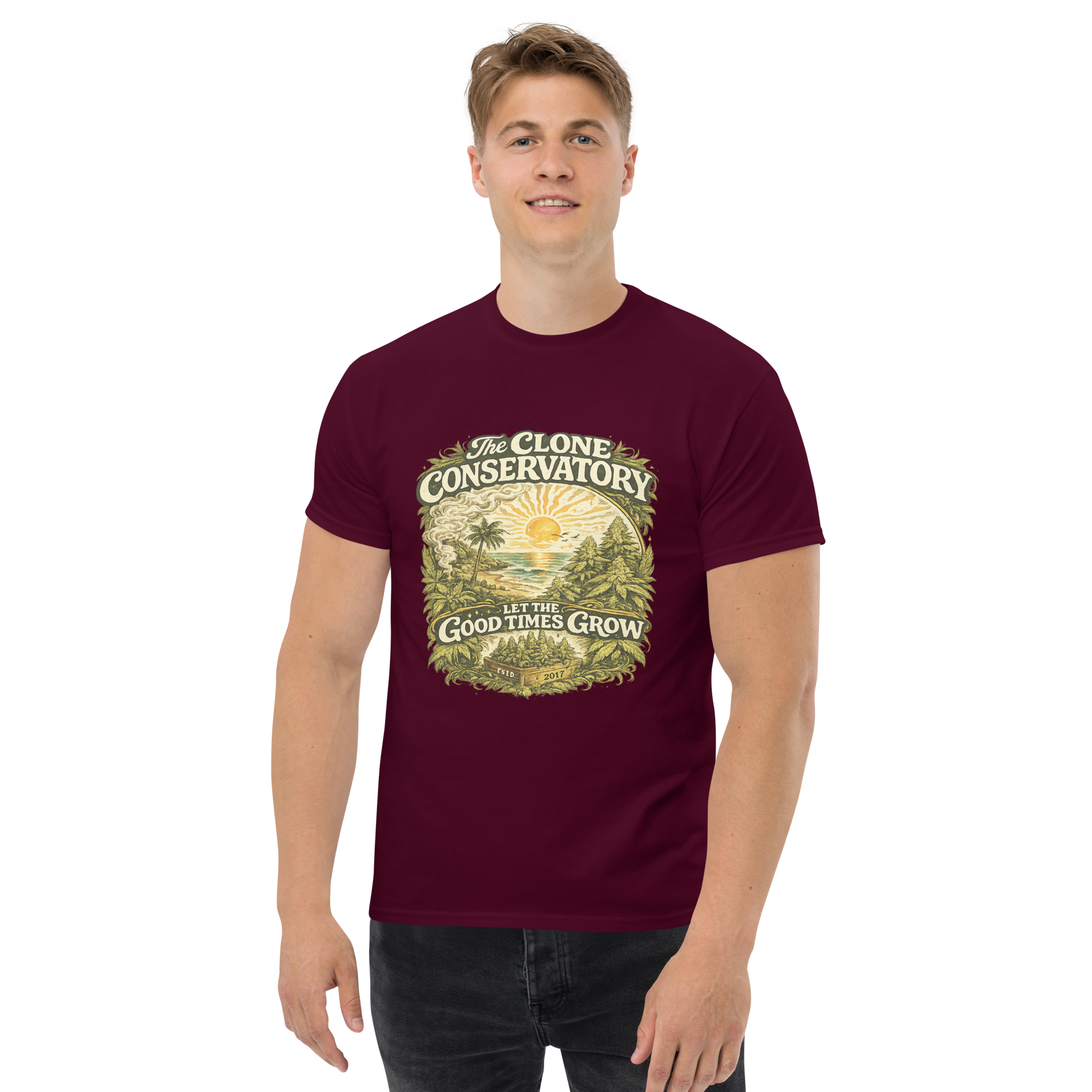 Stylish Let the Good Times Roll cotton tee