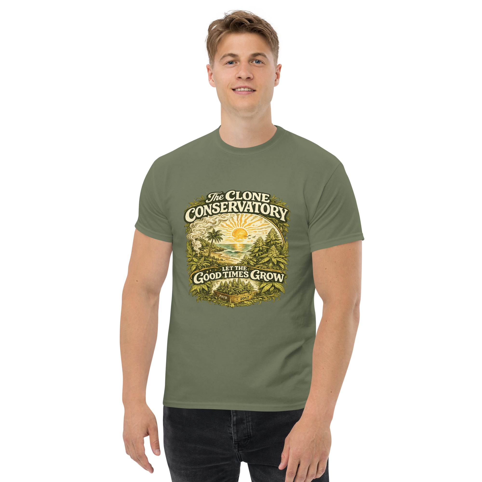 Let the Good Times Roll graphic on TCC unisex tee