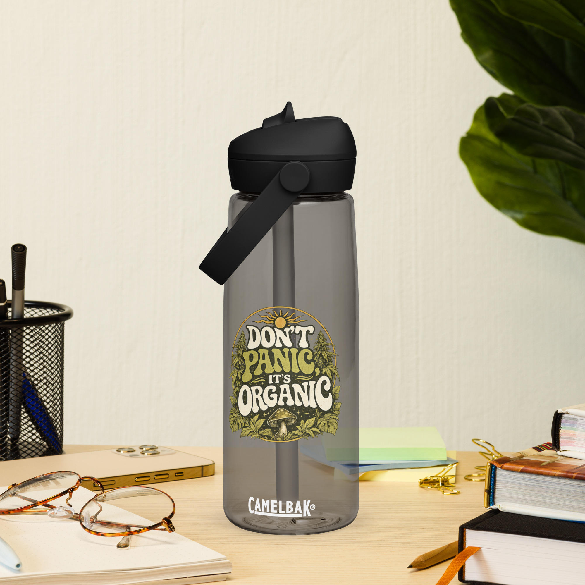 Don't Panic, It's Organic - Camelbak Water Bottle - Image 6