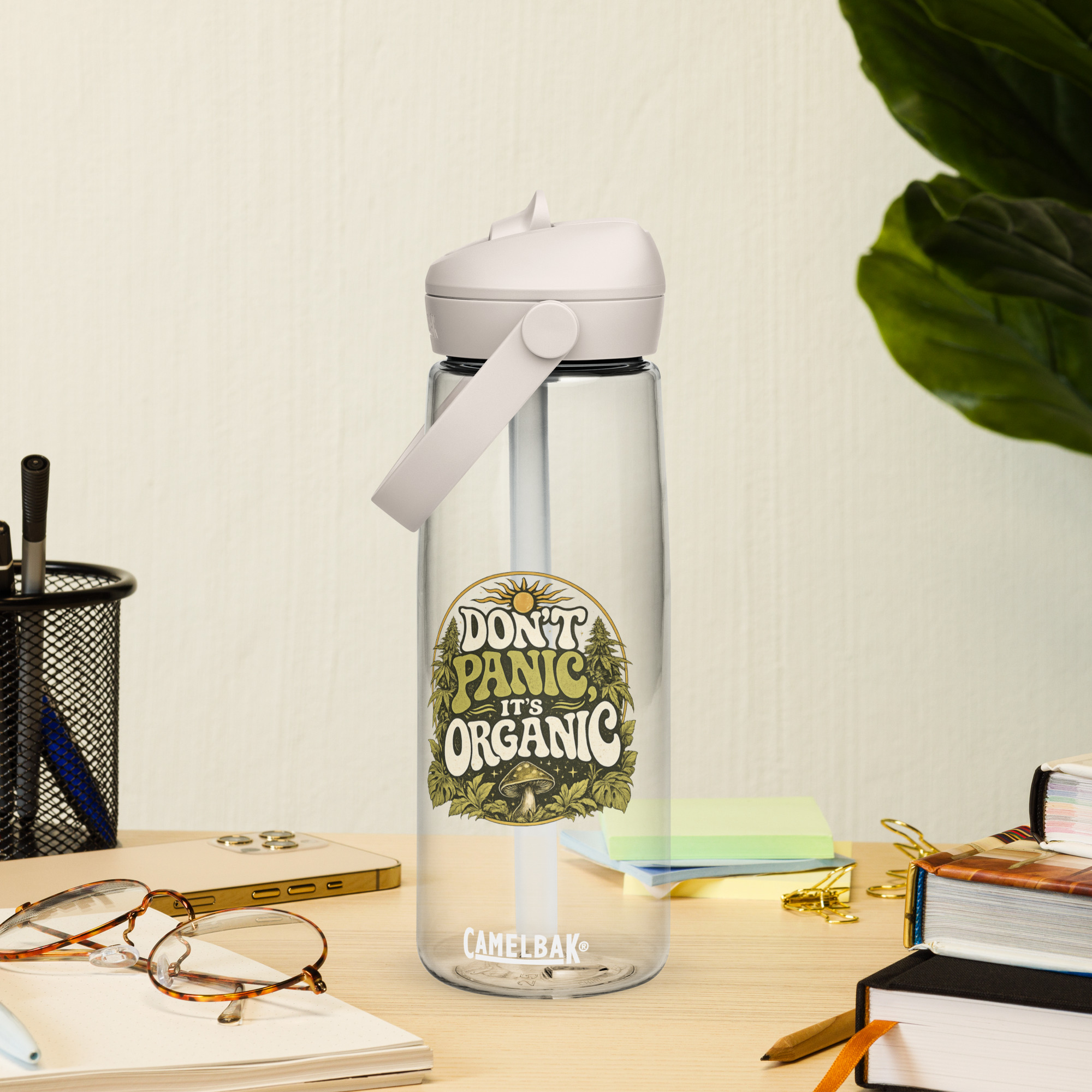 Don't Panic, It's Organic - Camelbak Water Bottle - Image 10