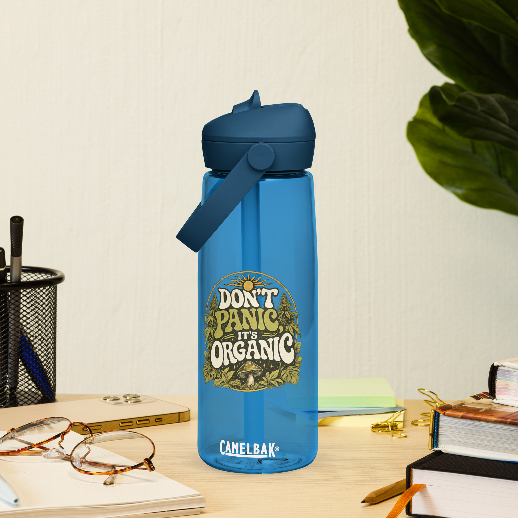Don't Panic, It's Organic - Camelbak Water Bottle